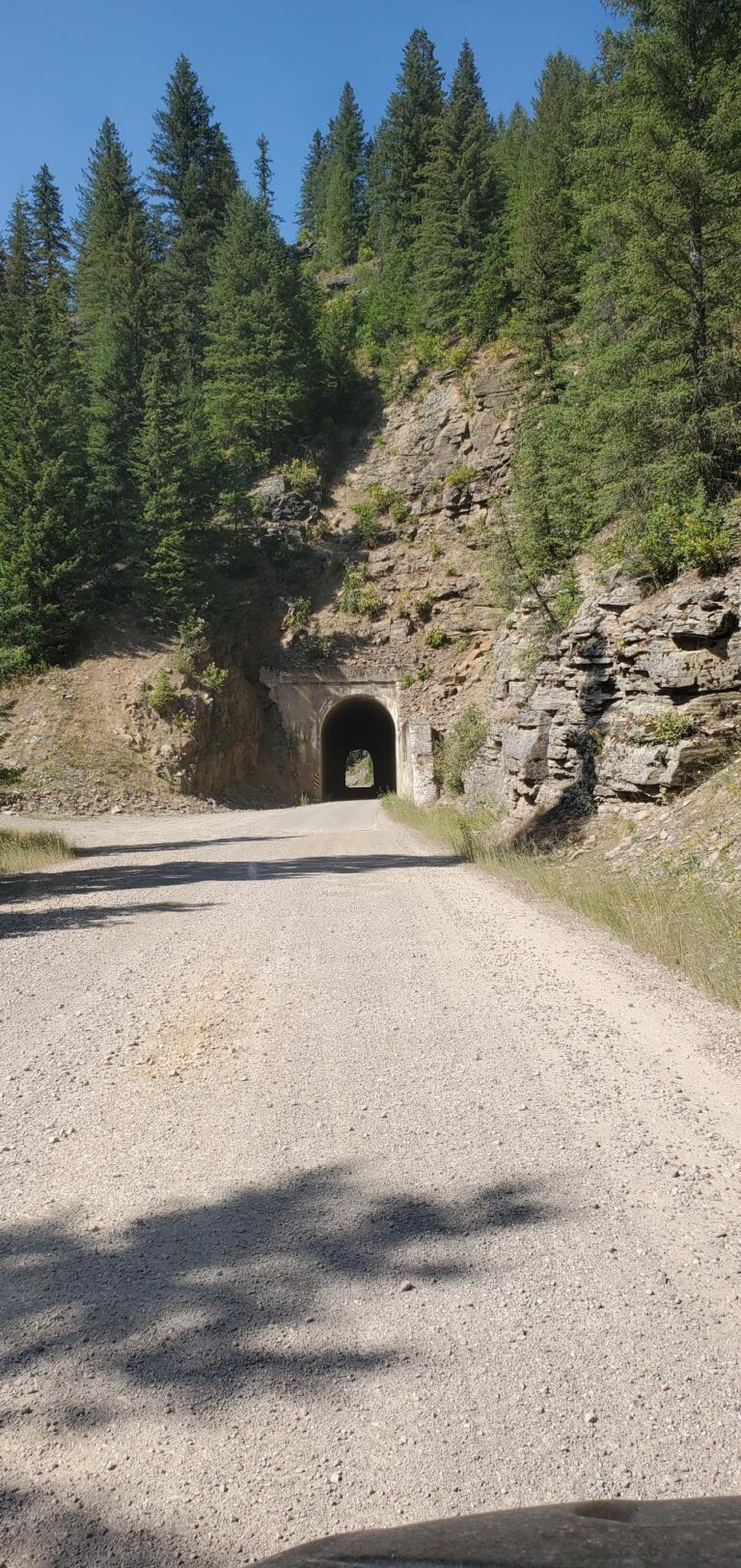 Moon Pass Road - Tunnel - Photo Credit Historic Wallace Chamber of Commerce